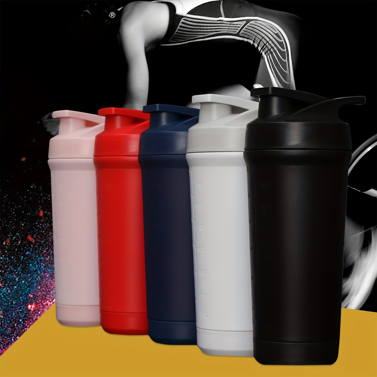 1pc Stainless Steel Shaker Bottle