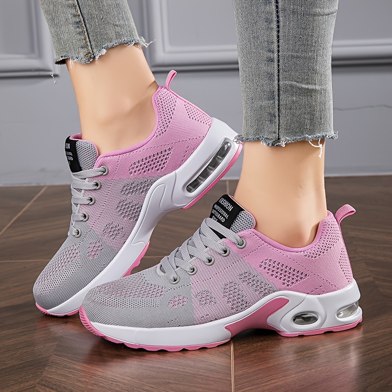 Women's Stylish Breathable Shockproof Tennis Sports Shoes - Temu Canada