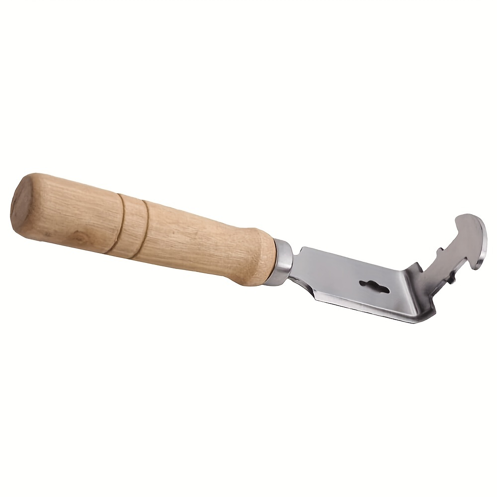 Stainless Steel Beehive Frame Shovel with Wood Handle
