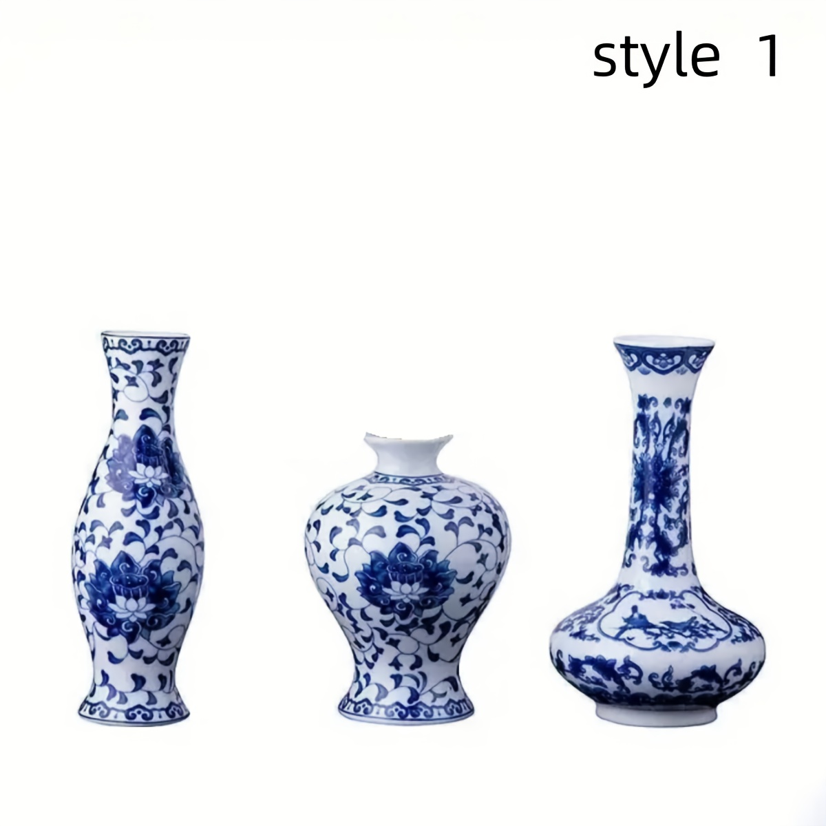 Blue White Porcelain Small Vase Jingdezhen Ceramics - Temu Canada