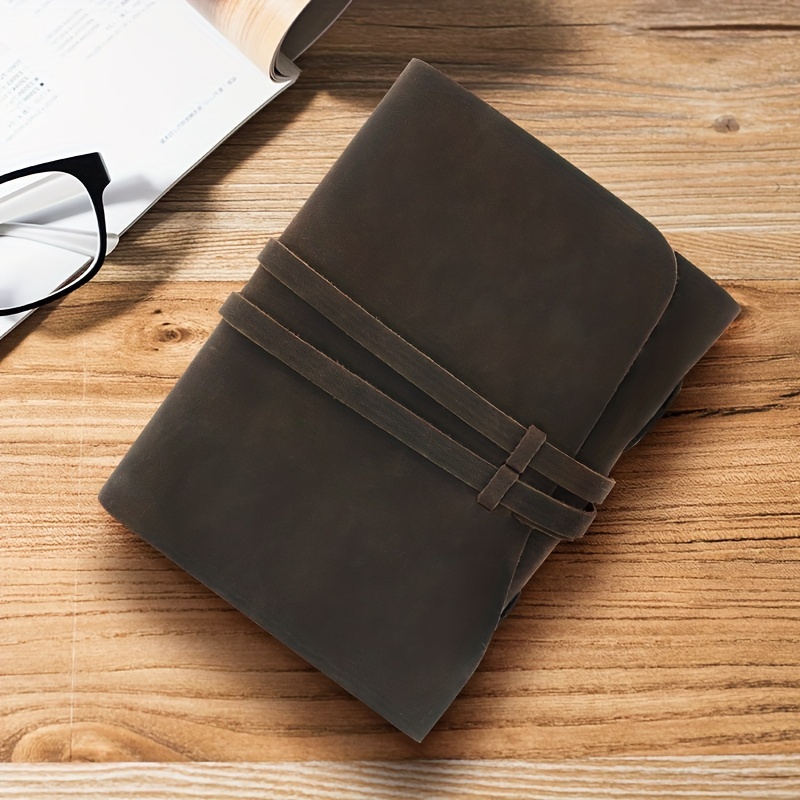 Deli Basics Business Leather Notebook Black Soft Cover - Temu