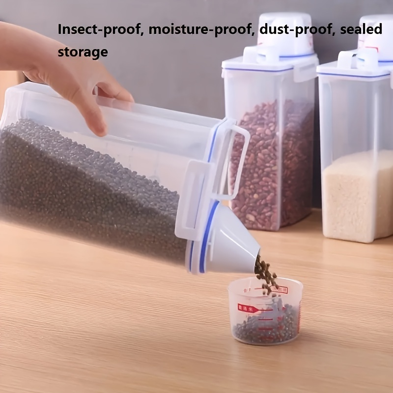 Moisture-proof And Insect-proof Rice Bucket With Pour Spout