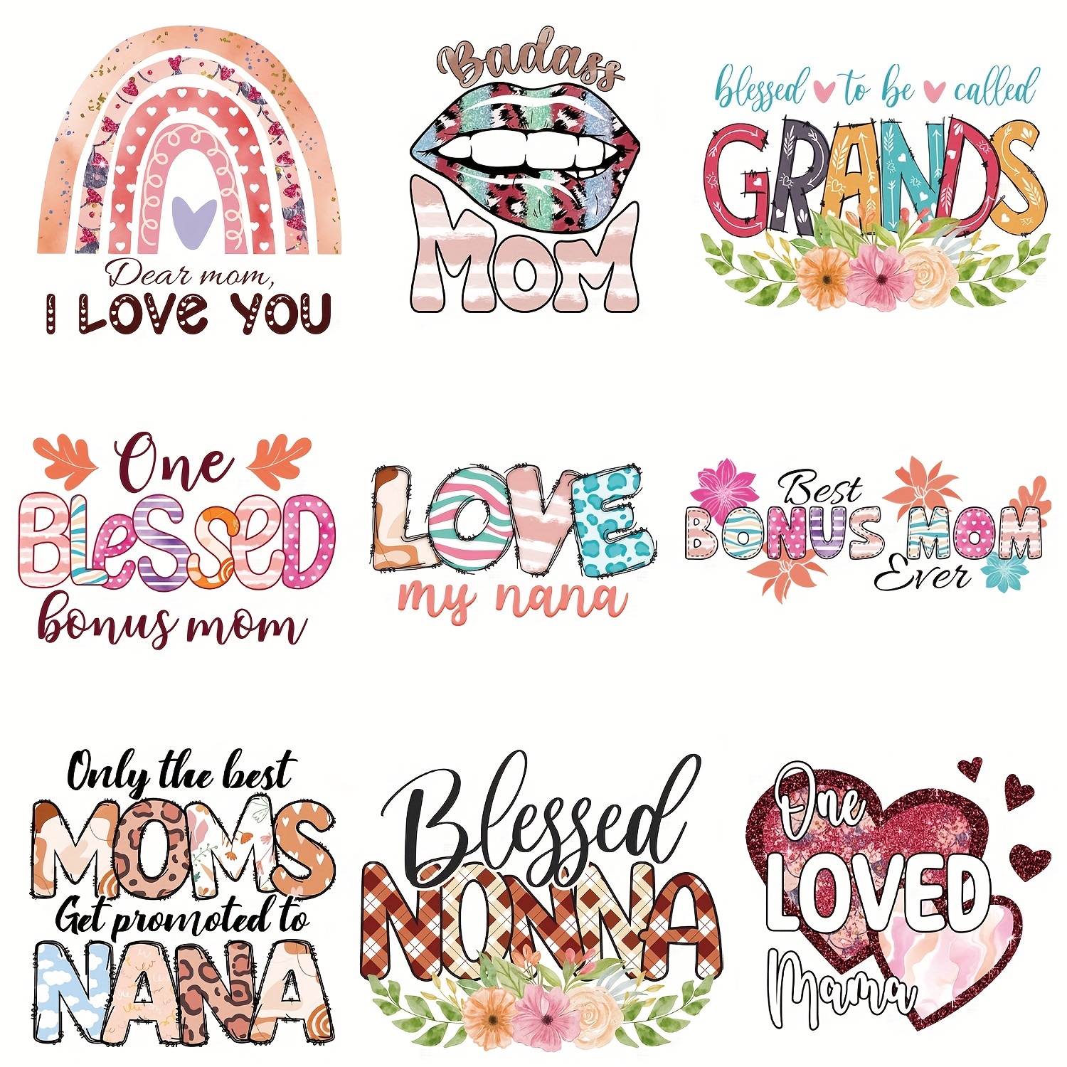 I Love You Mom Best Mom Ever Sticker - I Love You Mom Love You