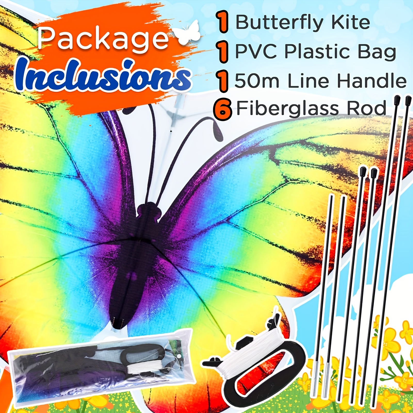 Fabric Kite Package, Nylon Kite Package