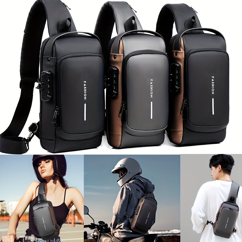 Multifunction Fashion Man Messenger Shoulder Waterproof Crossbody Travel  Sling Cafe Racer Bag Pack Sports Casual Chest For Male - Bags & Luggage -  AliExpress