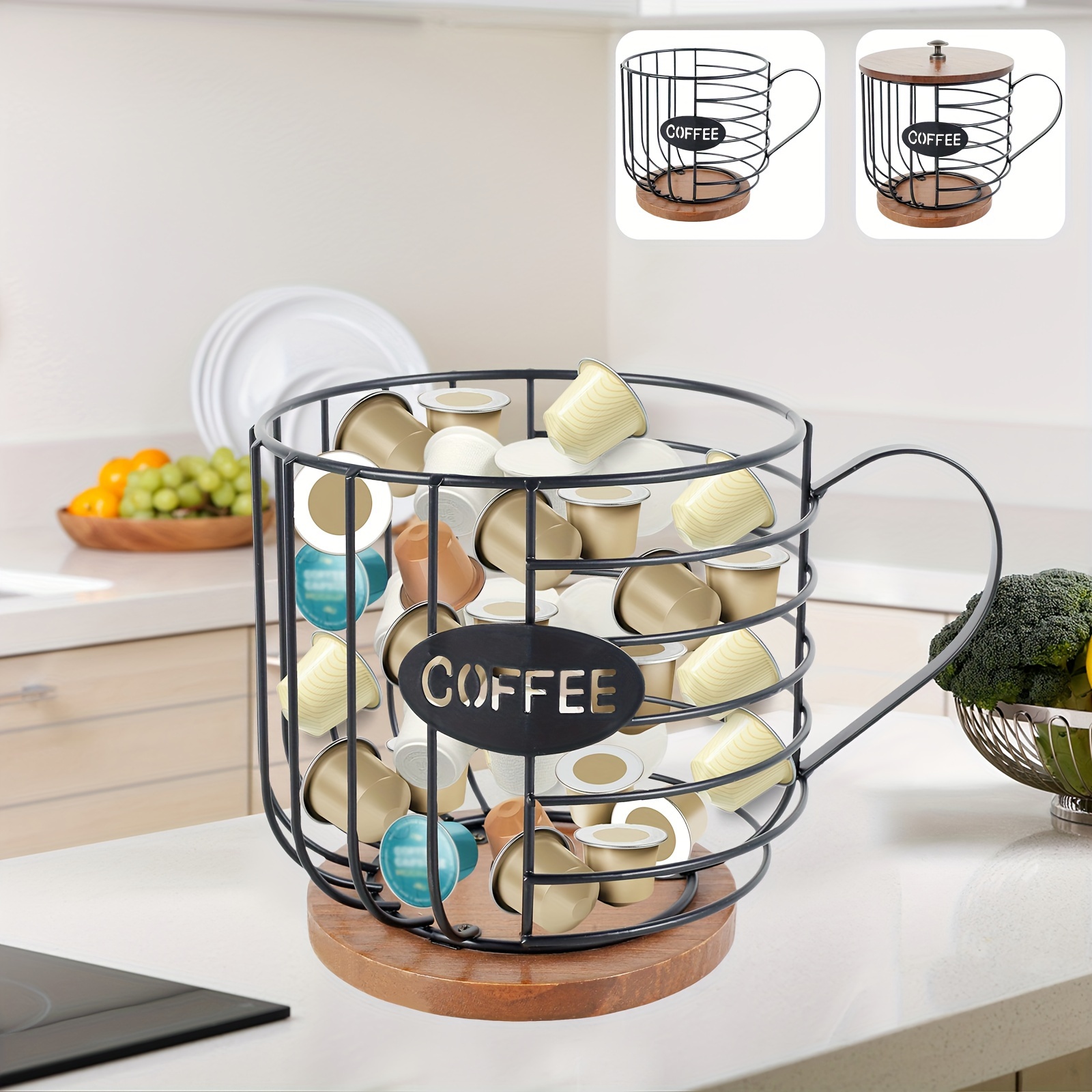 1pc Pod Stands Porta Capsule Caffè Organizzatore Stoccaggio - Temu