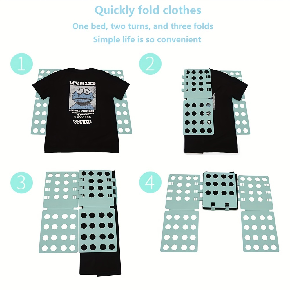 Shirt Folding Board Lazy Quick Fold Practical Plastic - Temu