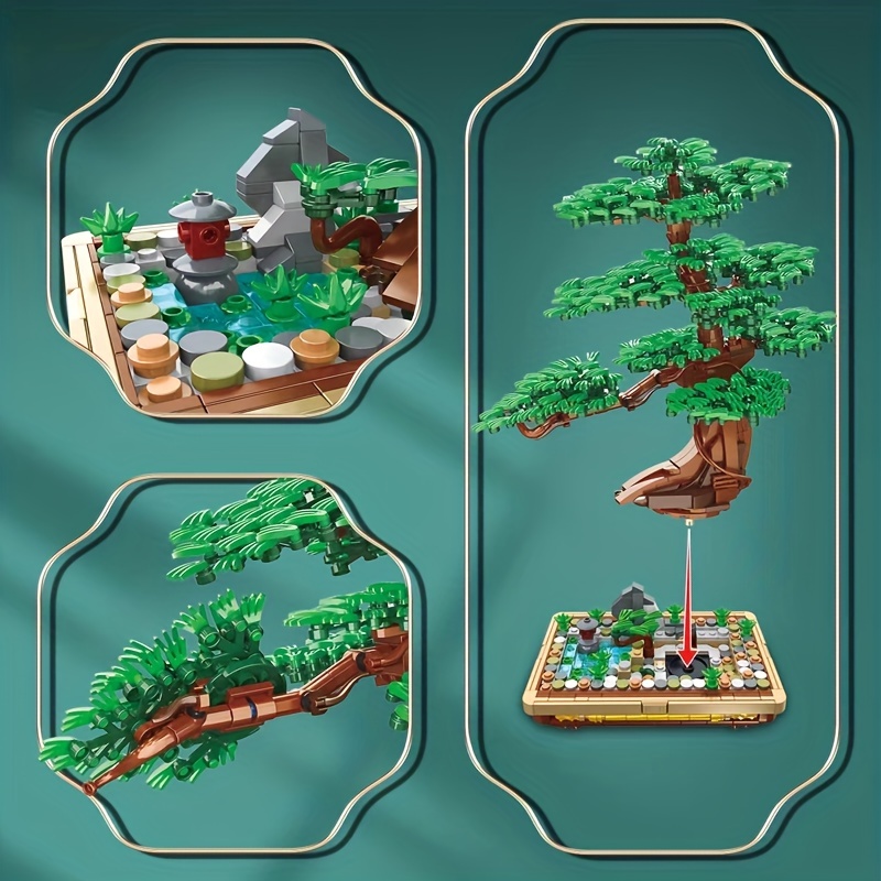 1141pcs Bonsai Tree Kit Chinese Scholartree Building Blocks Mini Bricks  Meaningful Enjoyable Bonsai Tree Set Gift Kids Adults - Toys & Games - Temu  Israel