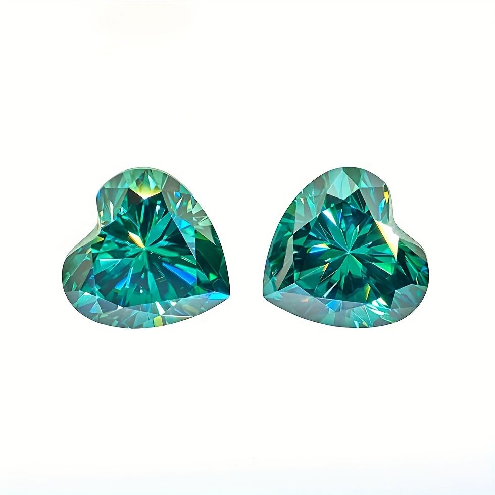 Heart Shape Moissanite Loose Stone 1ct 3ct High Quality Jewelry Match
