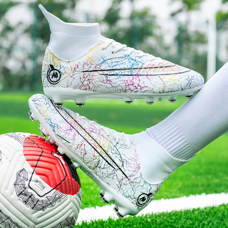 Botas Fútbol Hombres Zapatos Fútbol Tacos Ag Cómodos - Temu