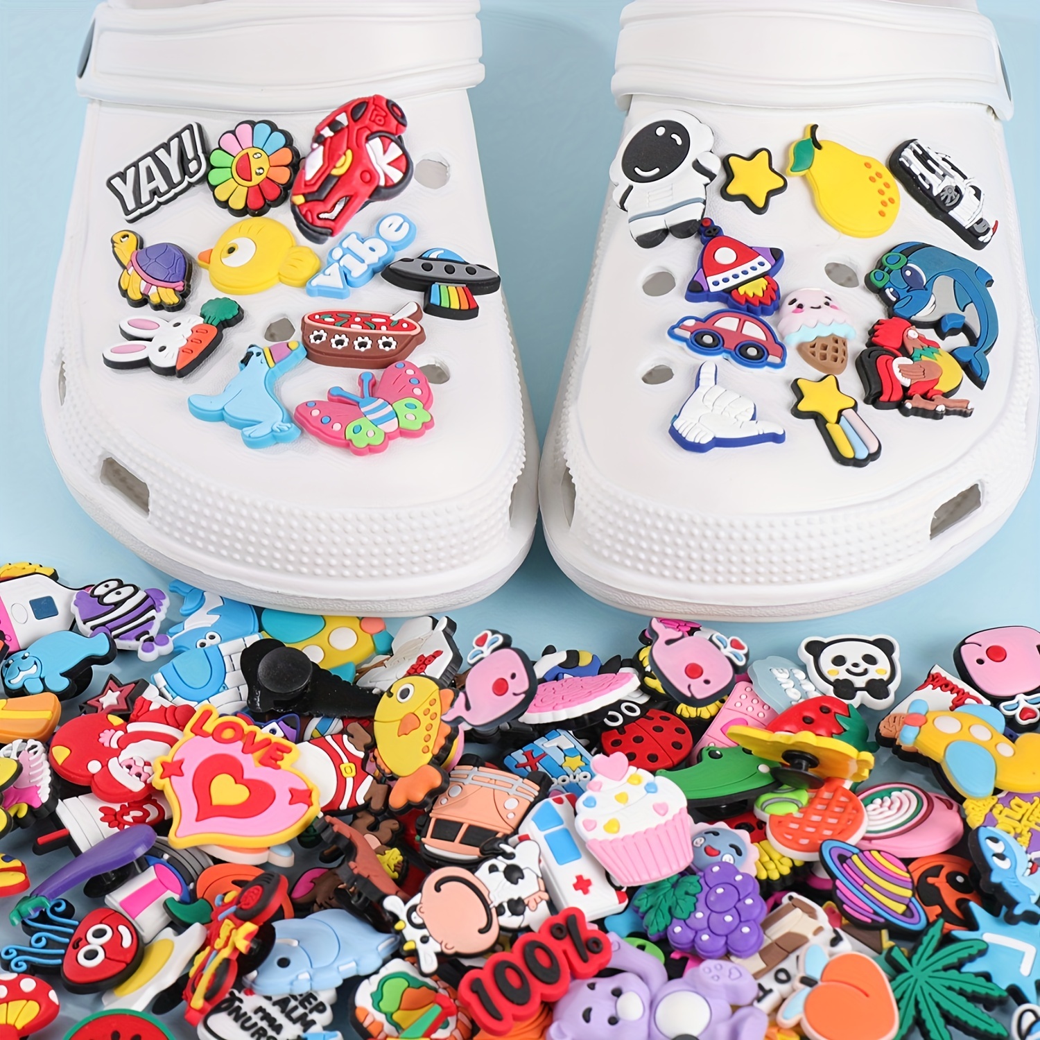 Dijes decorativos para Crocs y Jibitz, accesorios de zapatos ideales para  niños y adultos