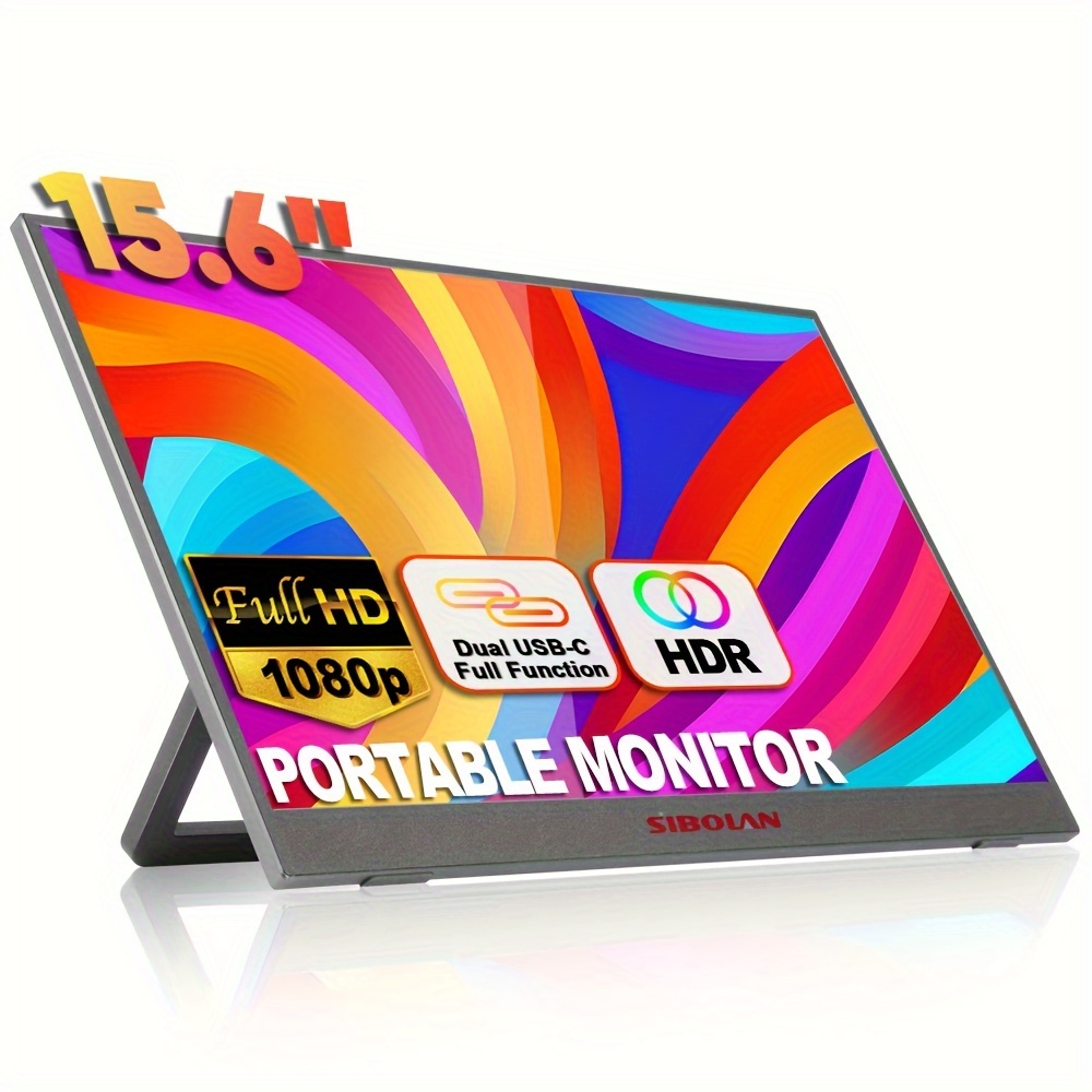 15.6 Pulgadas 4K 100% SRGB 16.7M Color Monitor Portátil HDR - Temu
