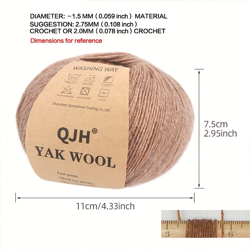 100% Yak Worsted Weight Yarn - Temu
