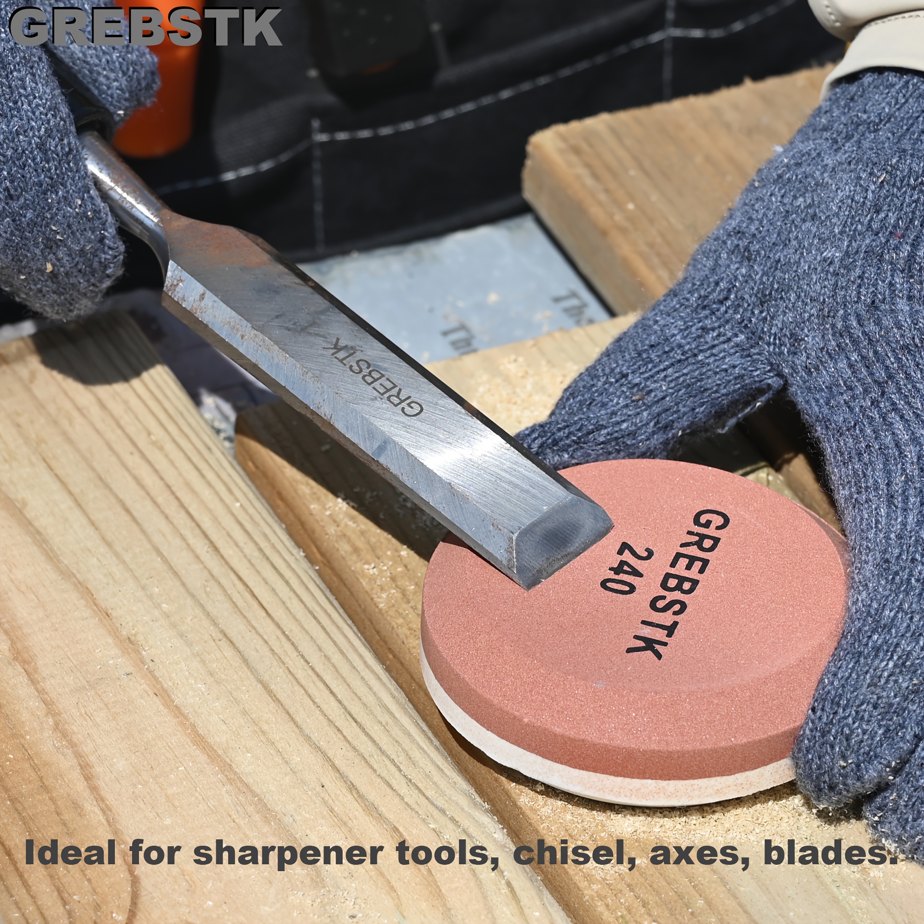 Axe/hatchet Sharpening Puck Whetstone Knife Sharpening Stone - Temu