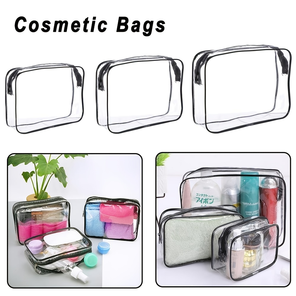 Clear Travel Makeup Bag, Cosmetics Bag