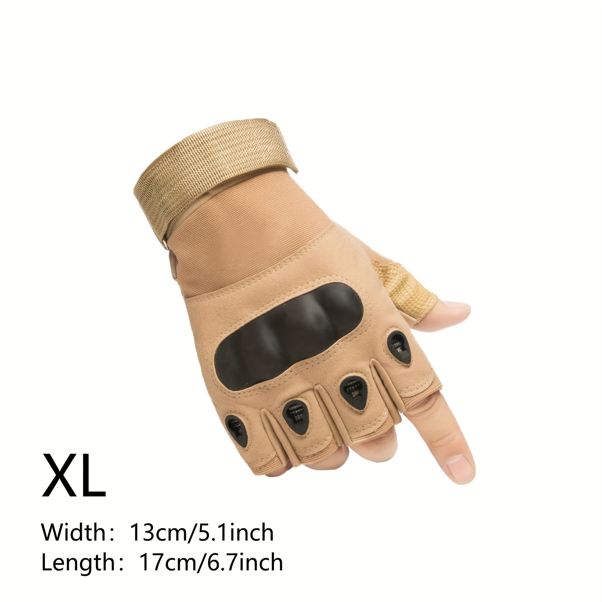 Outdoor Sports Half-finger Gloves No-slip Cotton Yoga Gloves Solid Color 1  Pai ▷