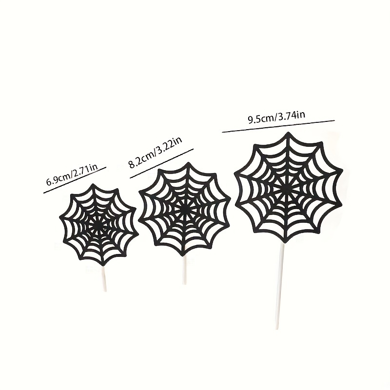 Cake Topper Halloween Cake Topper Spider Web Cake Topper - Temu