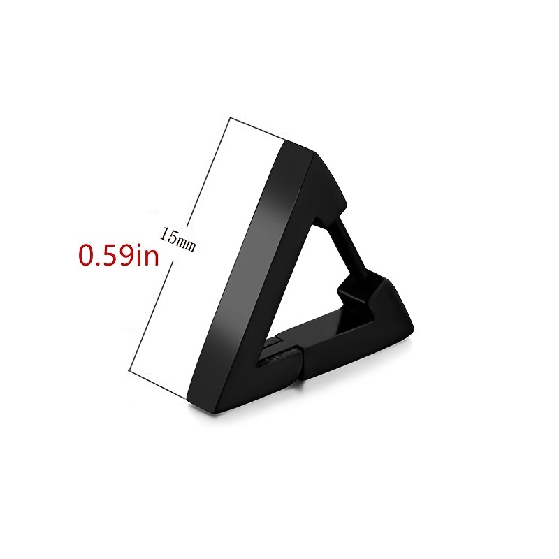 Stainless Steel Triangle Earring