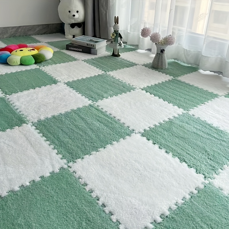 Plush Puzzle Foam Floor Mat: Comfort And Protection For Your - Temu