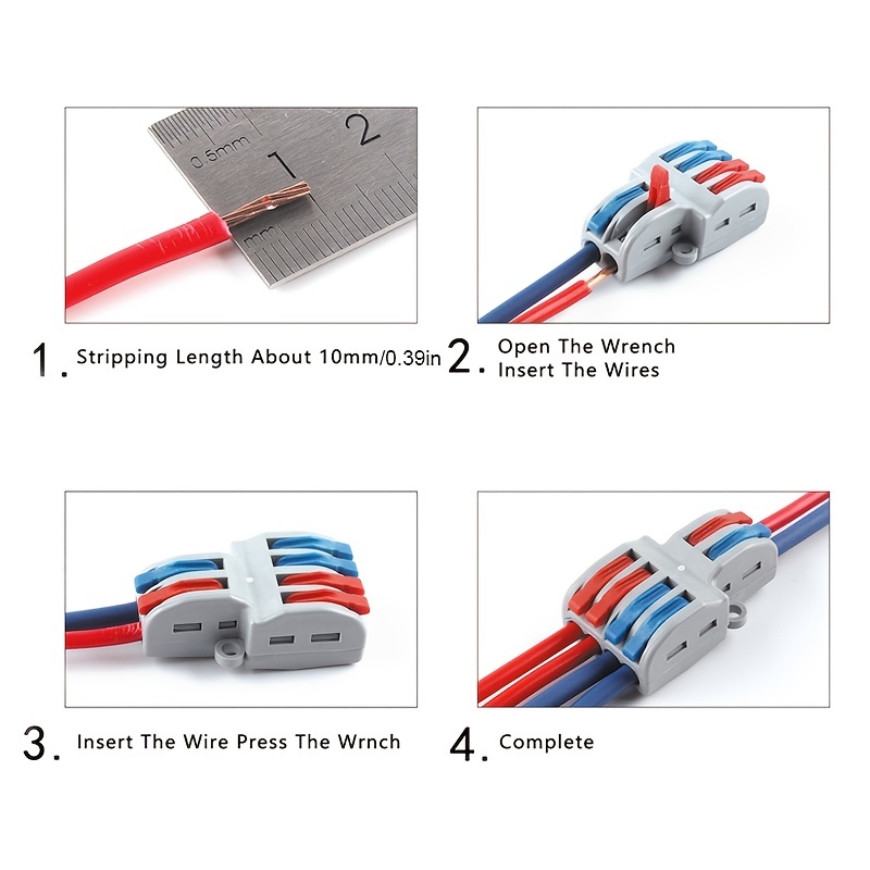 Wire Electrical Connectors Mini Fast Universal Compact - Temu