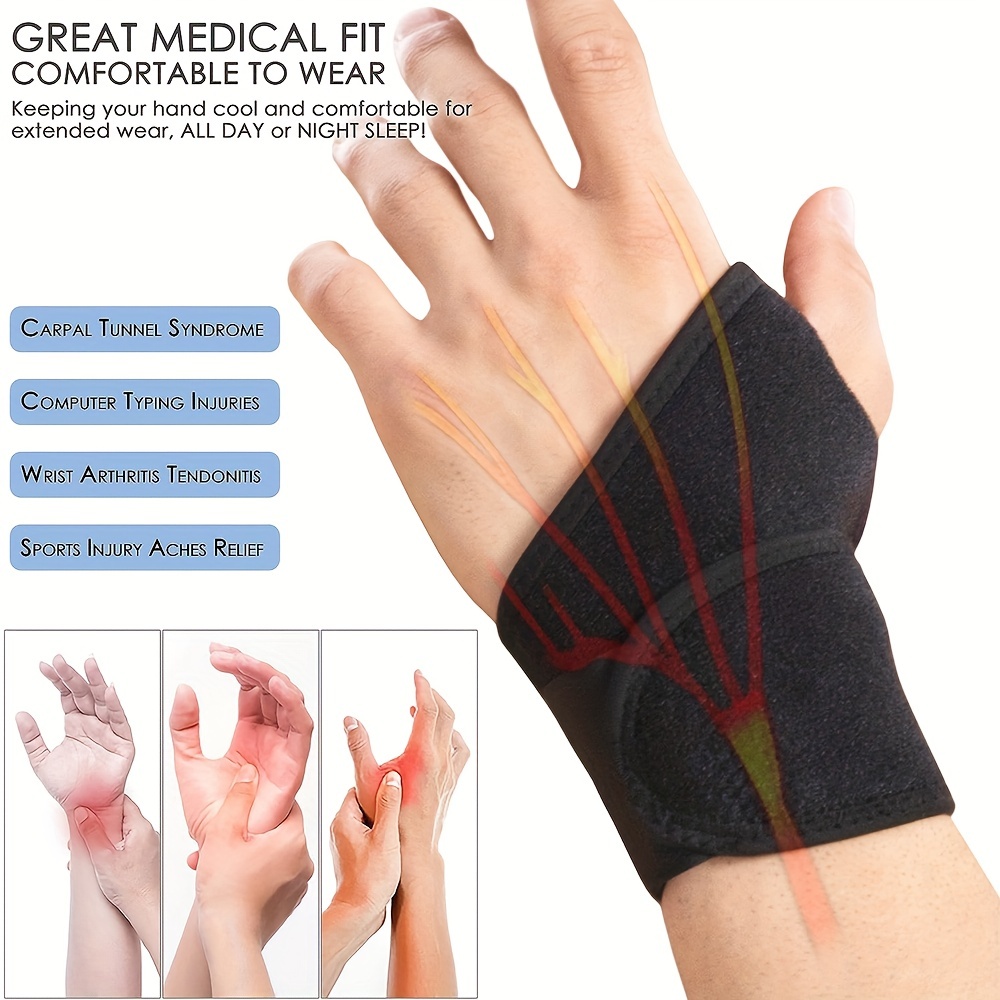 1pc carpal Tunnel Wrist Brace Night Wrist Support Guard - Temu