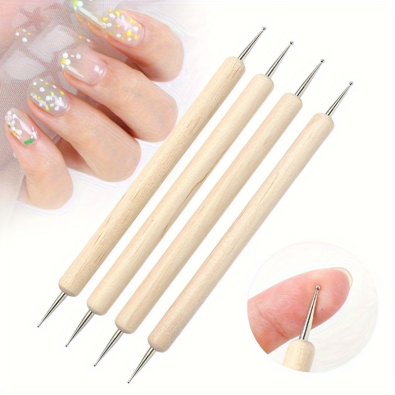 5pcs Rhinestone Picker Pen, Nail Art Wax Pen For Rhinestones Pick Up,  Dotting Tool For Nail Art DIY Decoration