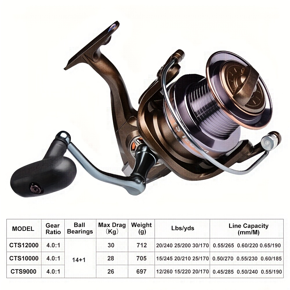 1pc Spinning Fishing Reel With Left/Right Inter-change Hand For  Freshwater/Saltwater