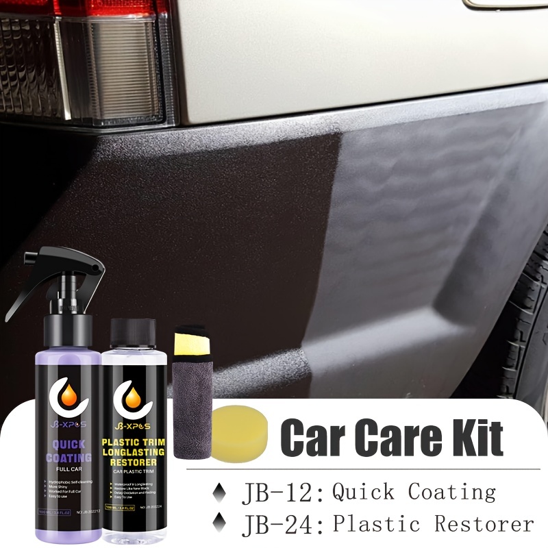 Hgkj Car Paint Plastic Coating Restorer Kit Ceramic Coating - Temu