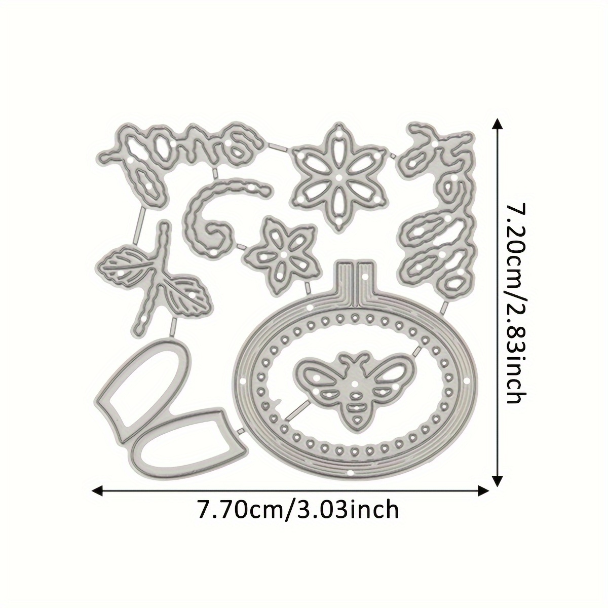 2024 New Stamps and Dies for Card Making, Metal Die-Cuts Card Making  Supplies, DIY Scrapbooking Arts Crafts Stamping for