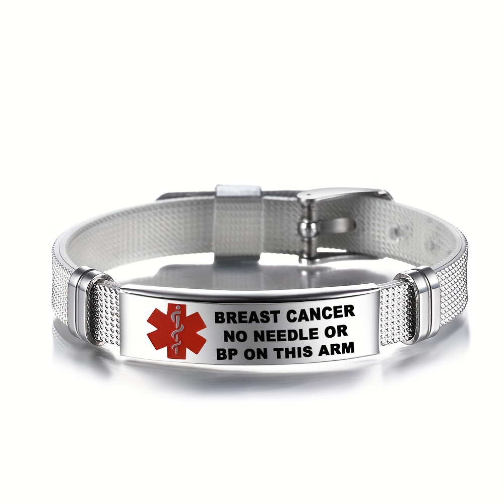 Breast cancer deals alert bracelet