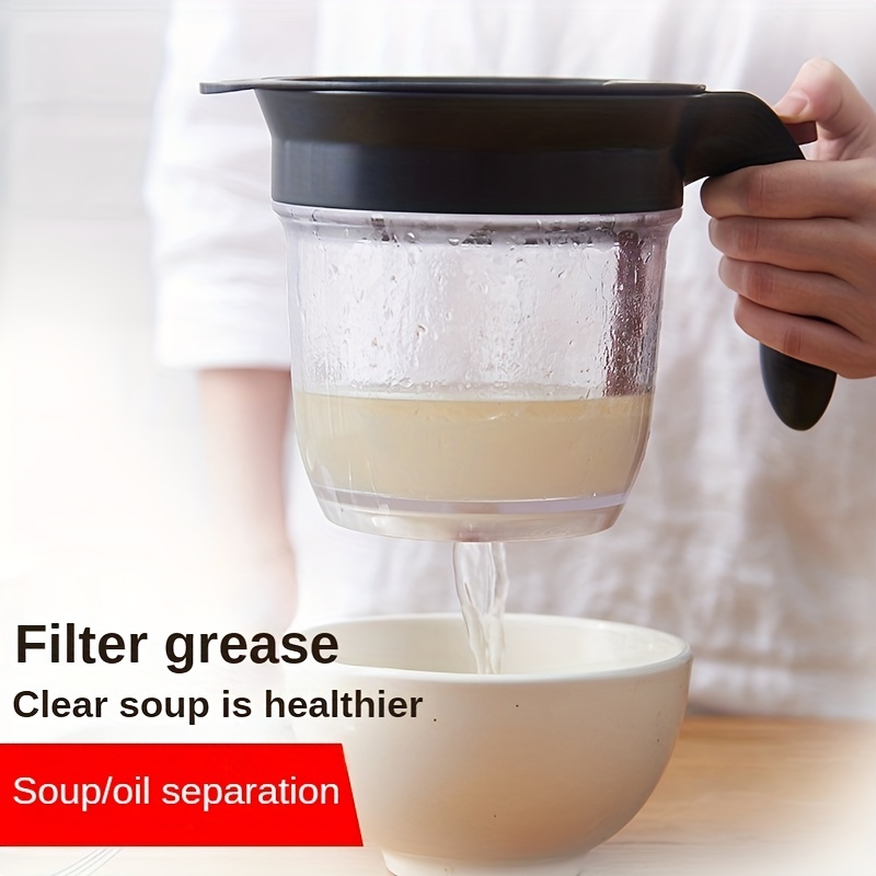 Fat Separator With Easy Bottom Release 4 Cup Fat Gravy - Temu