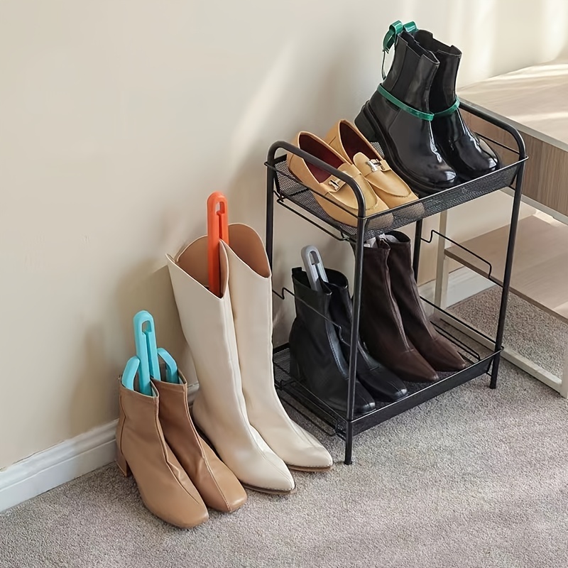 Multipurpose Boot Stands Prevent Creasing Boots Knee High Shoes Clip Shoes  Support Stand Rack Organizer For Home