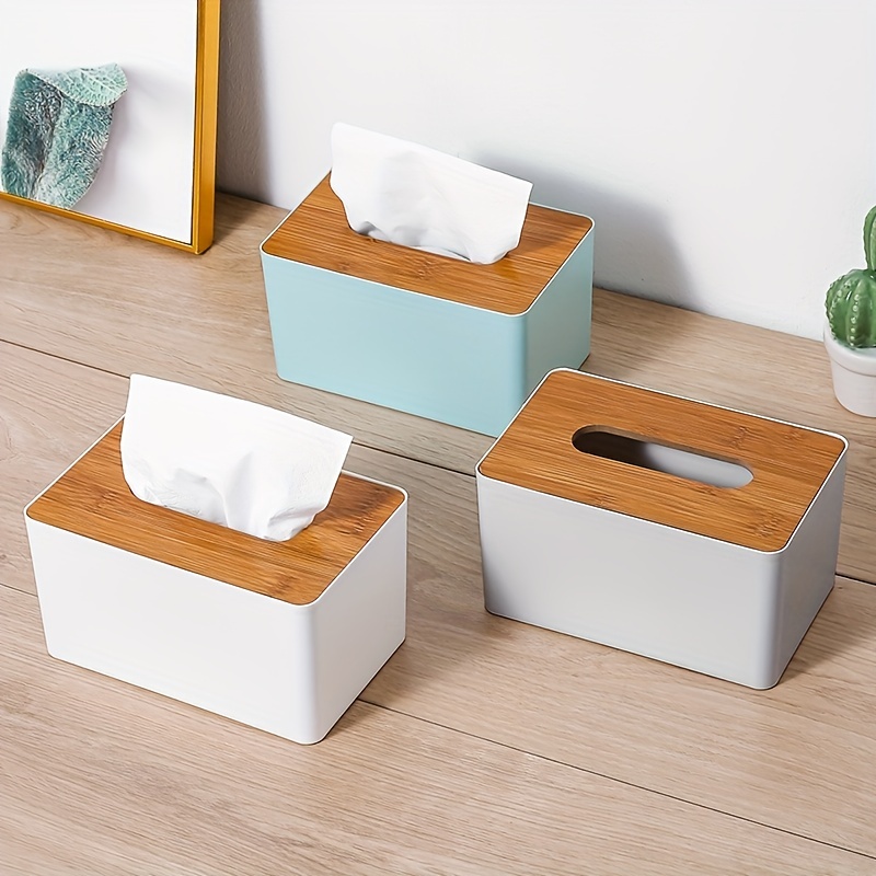 Caja para pañuelos de papel en madera