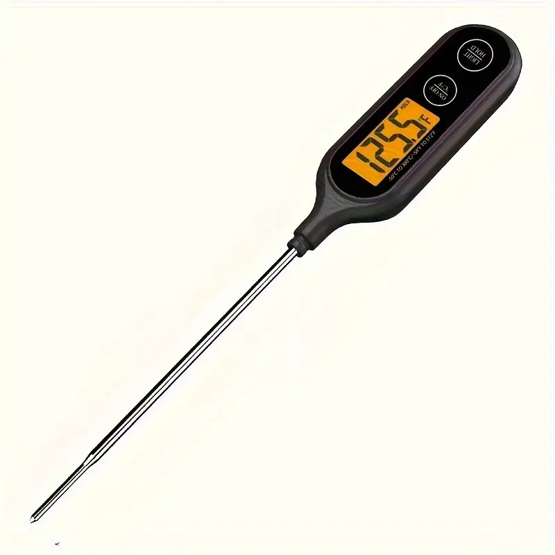 Instant Read Thermometer For Cooking, Kitchen Thermometer Probe With  Digital Display, Cake Tester, Meat Thermometer For Smoking, Smoker Oil Fry Candy  Thermometer, Kitchen Stuff - Temu