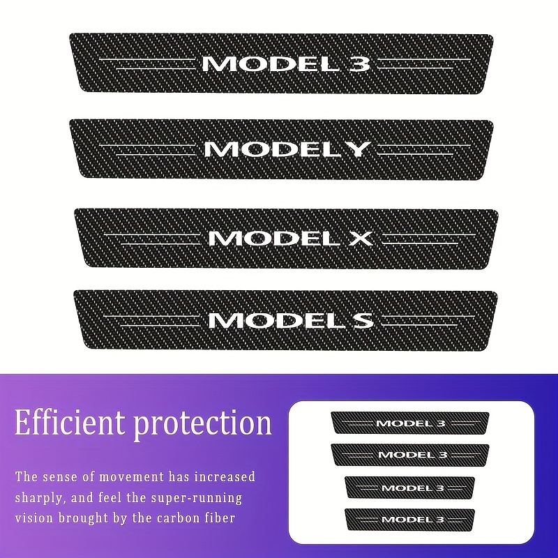 4 Stück Autoaufkleber, Anti-Kratz-Türschweller-Schutz für Peugeot 206  2010-2021 Auto-Schwelle Schutz Kohlefaser Auto-Styling-Zubehör - Temu  Germany