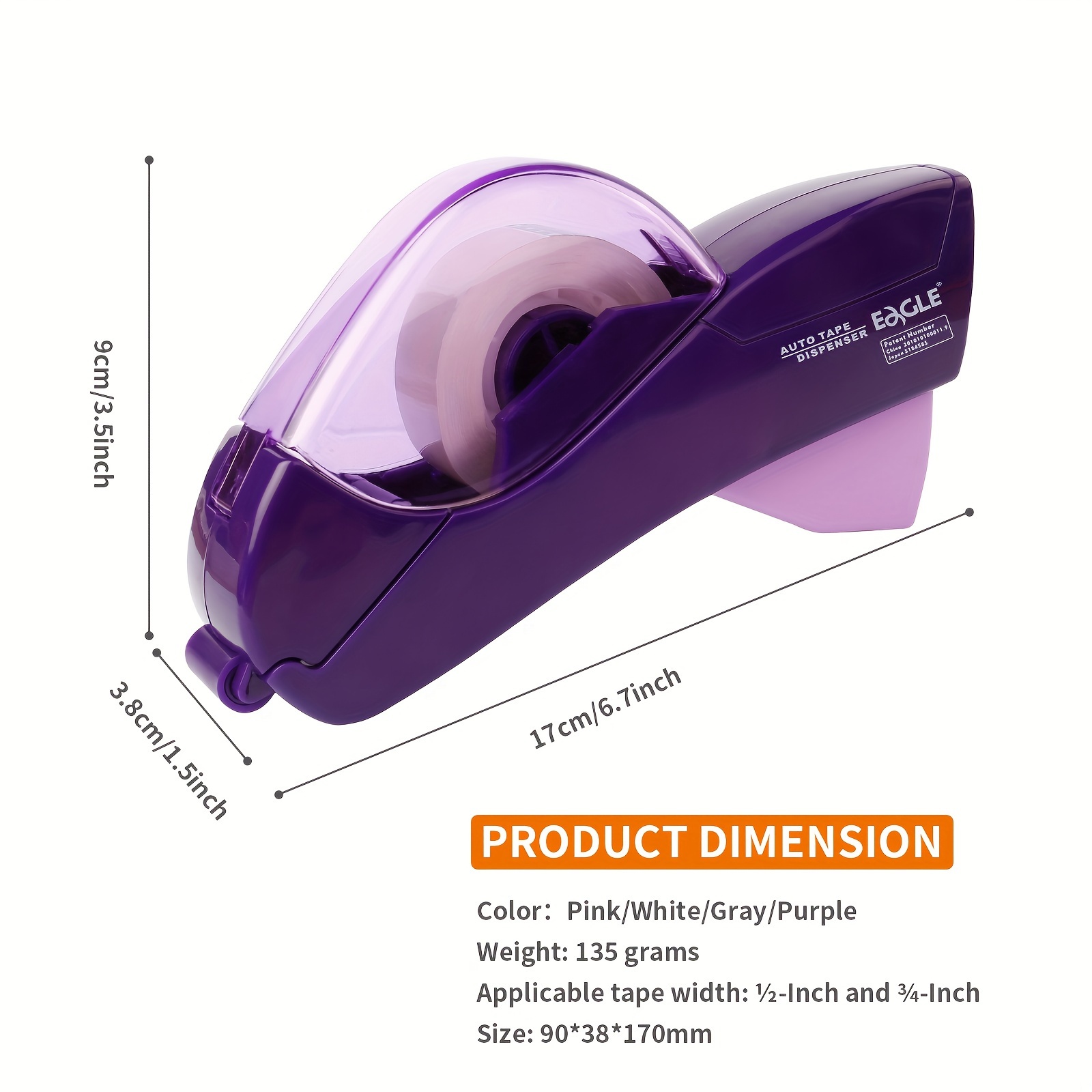Tape Dispenser Packaging Sealing Knife Dual color Handheld - Temu