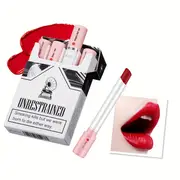 cigarette box lipstick non stick cup easy to color matte cigarette tube lipstick details 1