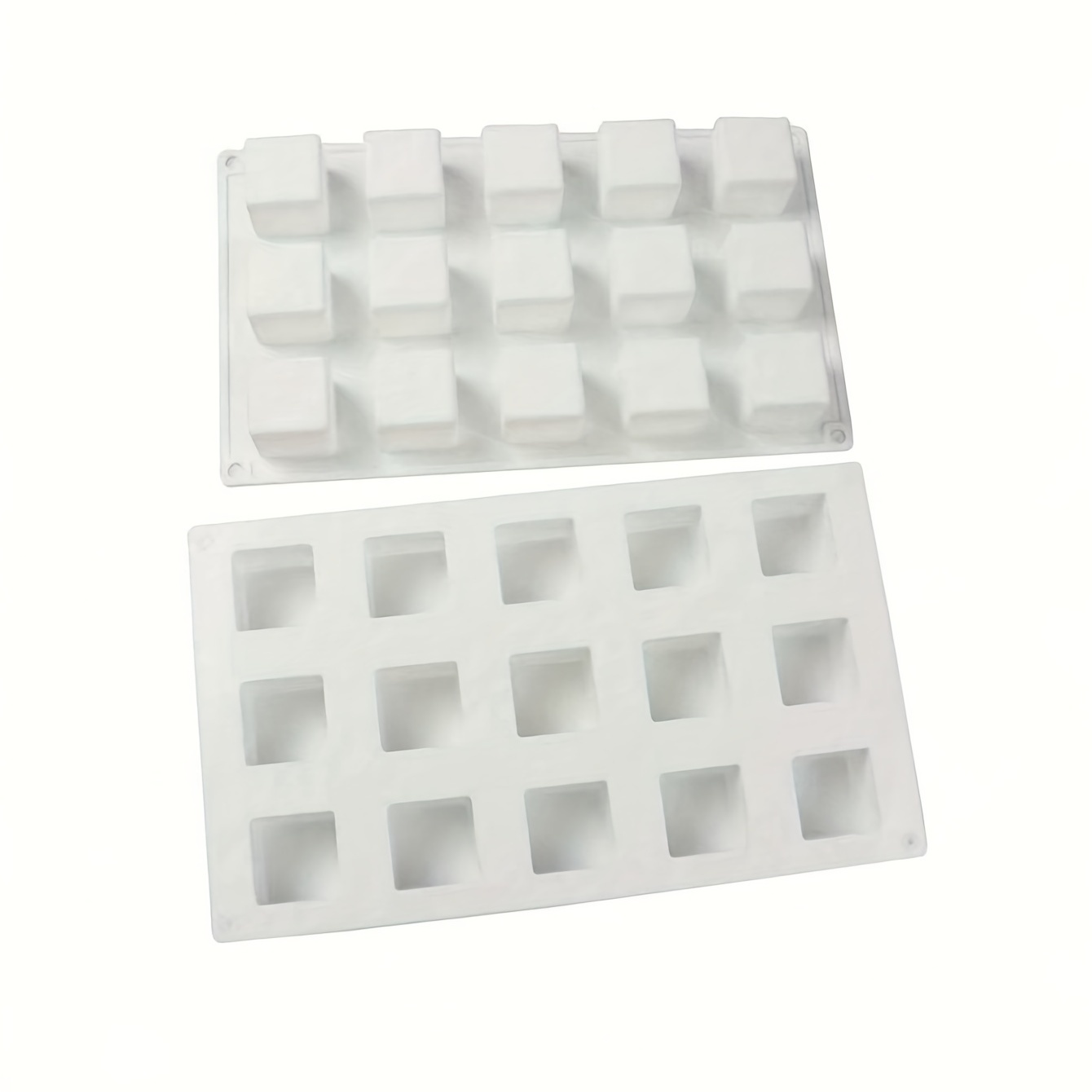 Plastic White Chocolate Mold, Square