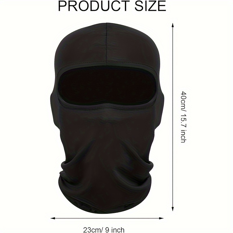  9 Pcs Balaclava Face Mask Full Face Ski Mask with