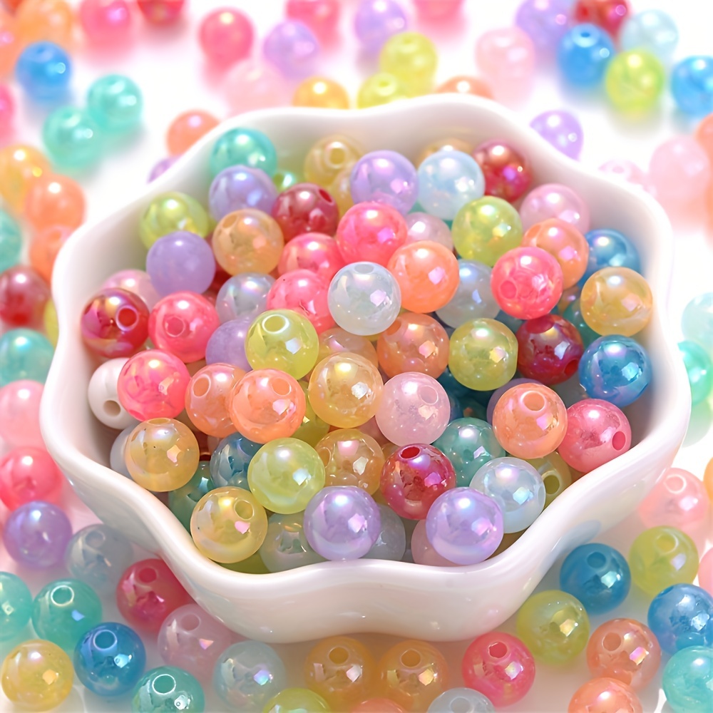 Cheap 30Pcs 15x9mm Acrylic Large Hole Flower Beads Oblate Wheel