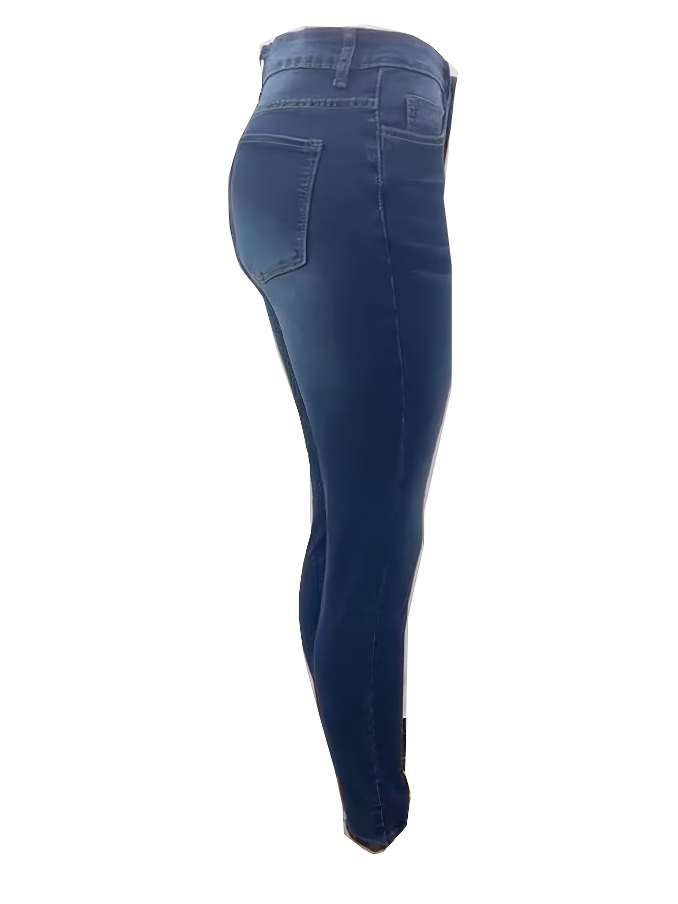 ONLY Blue Elasticated High Waist Tapered Jeans