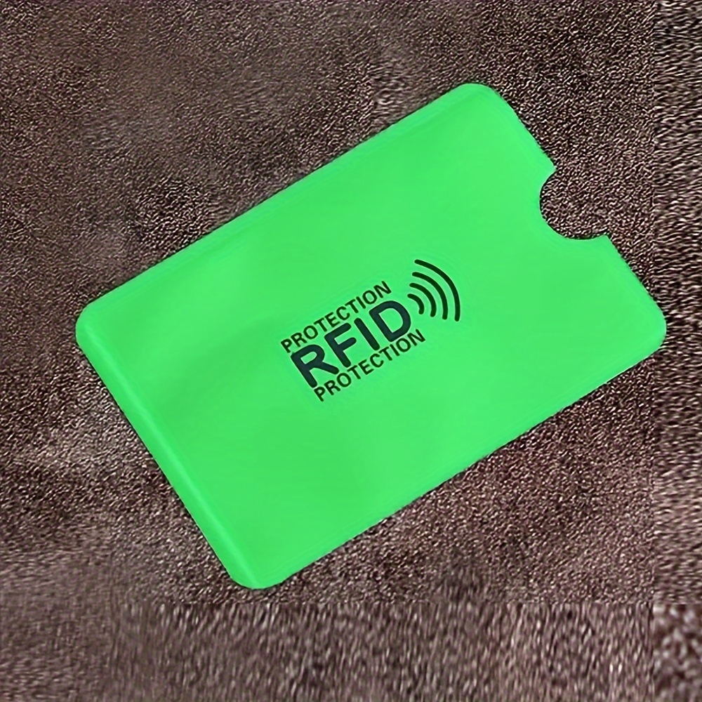 1 3 5pcs Slim Anti Rfid Wallet Blocking Card Reader Bank Card Holder Anti  Theft Credit Card Protector New Rfid Card - Bags & Luggage - Temu Canada