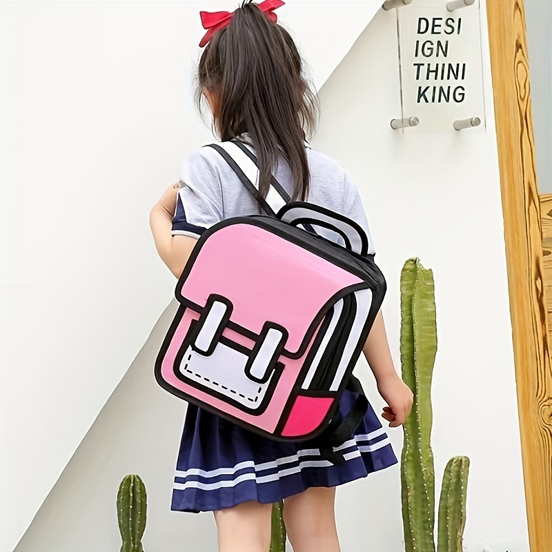 Anime Demon Slayer Backpack Nezuko Kawaii Cartoon Ins School Bag For Adults  Large Capacity Manga To Travel Daily Girls' Bookbags | Fruugo KR