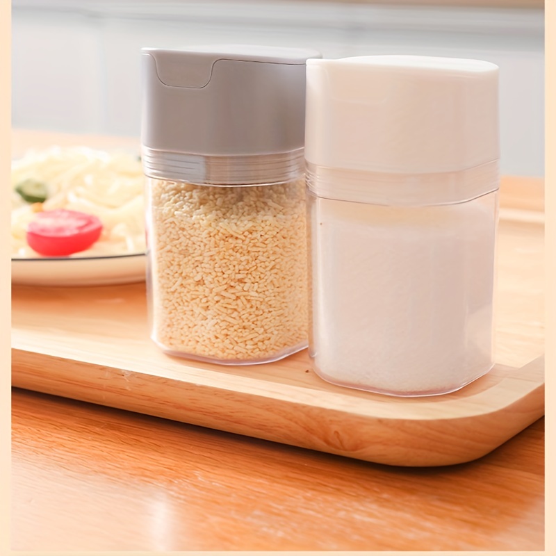 Automatic Opening Seasoning Jar, Salt And Pepper Shakers Kitchen