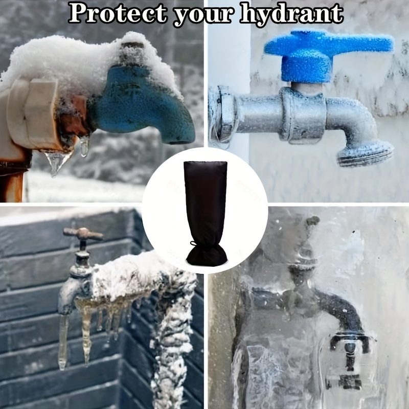 Couvertures de robinet extérieures | Couvercle de robinet d'hiver pour  isolation extérieure - Couvercle de robinet d'eau Long isolé antigel, pour