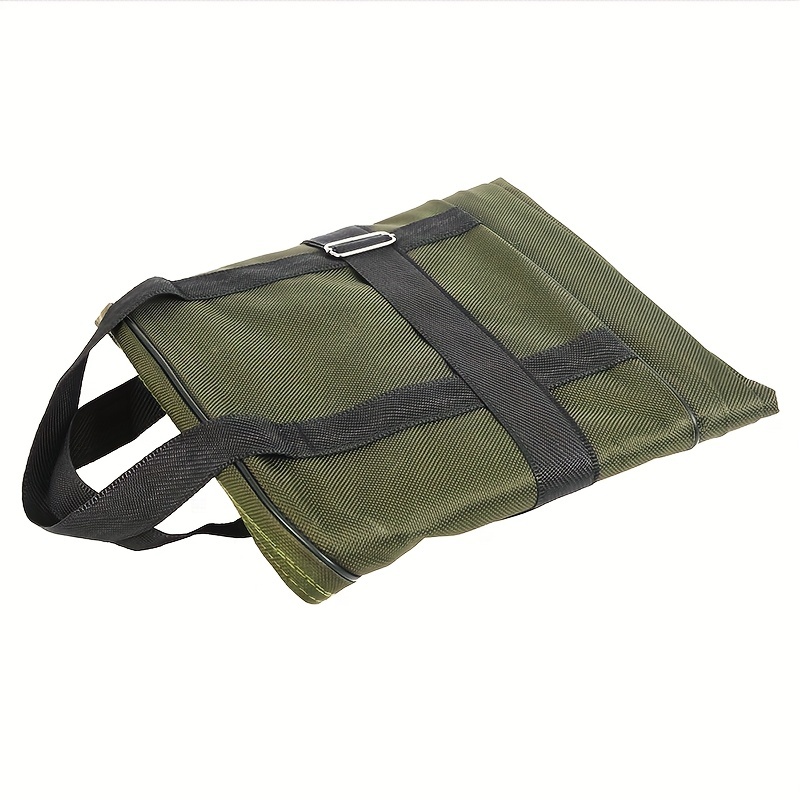 1pc Double Layer Big Belly Fishing Tackle Storage Bag, 80cm/31.5inch  Portable Sea Fishing Bag For Foldable Fishing Rod Fishing Tool