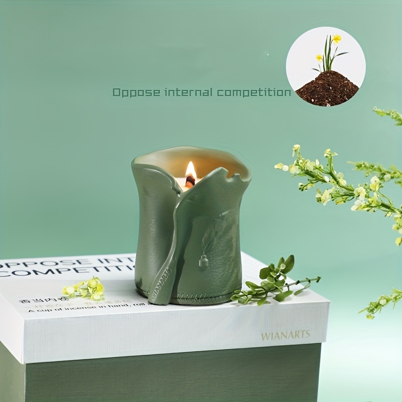 Candle Aromatherapy Soy Wax Qixi Festival Glass Candlestick
