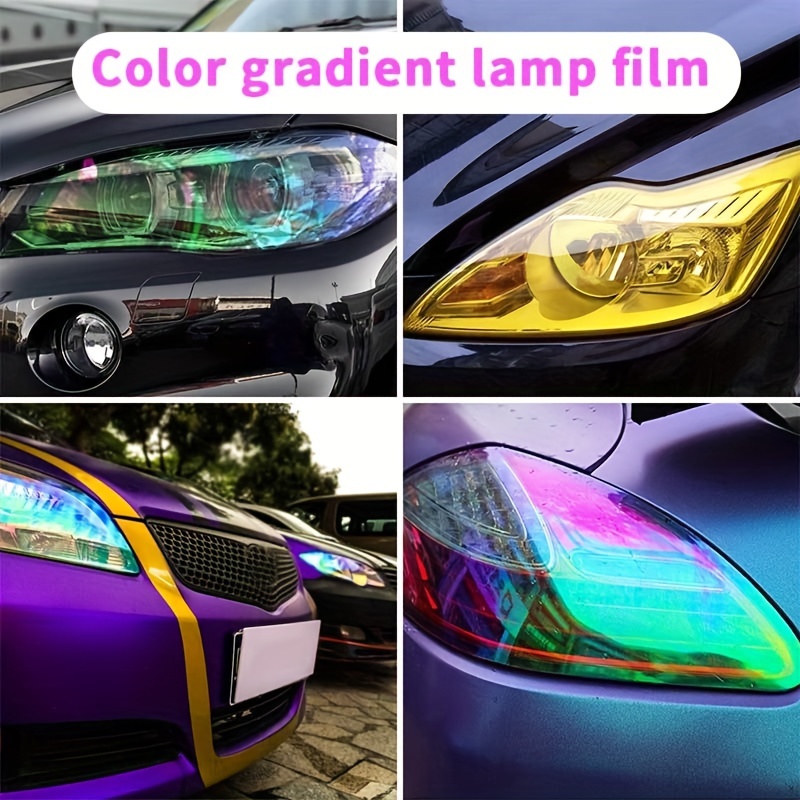 Film holographique pour phares de voiture à couleurs - Temu Canada