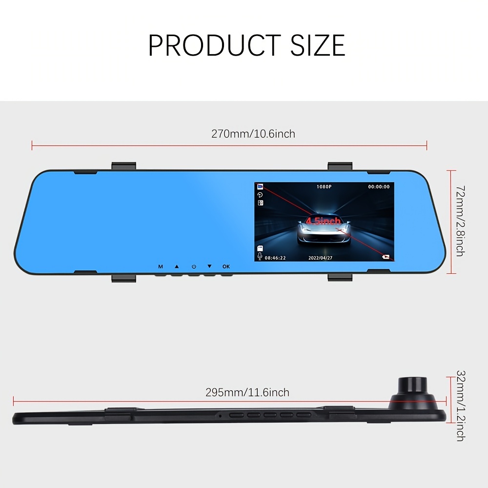 2.8' HD 1080P Car Dash Camera Cam Vehicle Front DVR Video Recorder - China Car  Camera, Car Rear View Camera