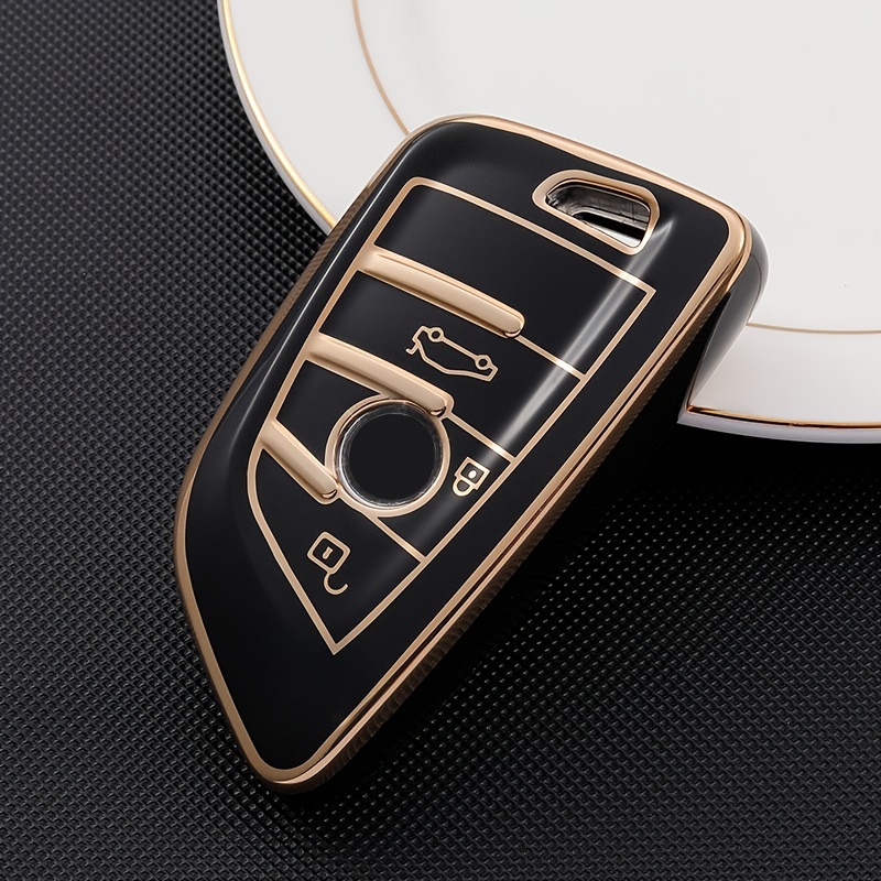 Leather Car Keychain Car Key Case Cover For BMW BMW X1 X3 X4 X5 X6 F30 F34  F10 F20 G20 G30 F15 F16 Key Ring Auto Accessories